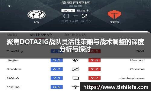 聚焦DOTA2IG战队灵活性策略与战术调整的深度分析与探讨